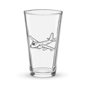 Lockheed P-2 Neptune Maritime Patrol 2  Shaker Pint Glass