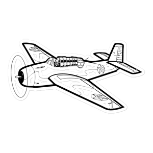 Grumman TBF Avenger - WWII Legend 2 Sticker