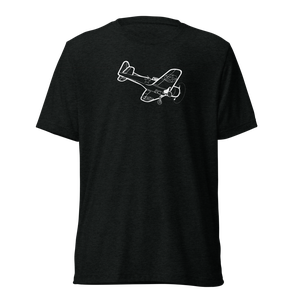 Douglas SBD Dauntless - WWII Dive Bomber Tri-blend T-Shirt