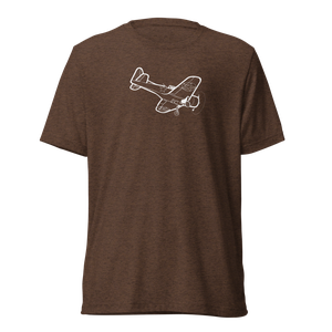Douglas SBD Dauntless - WWII Dive Bomber Tri-blend T-Shirt