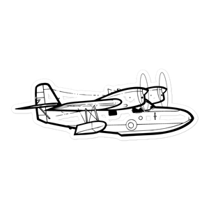 Grumman J4F Widgeon - Military Amphibian Sticker