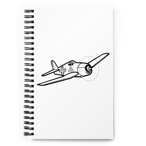 Grumman F6F Hellcat - Air Superiority Icon 3 Notebook