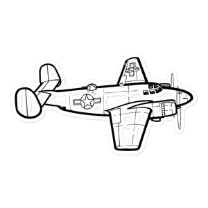 Lockheed PV-2 Harpoon Patrol Bomber Sticker