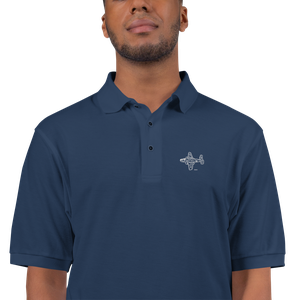 PBJ Mitchell: Versatile Warbird Port Authority Embroidered Polo Shirt