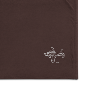 PBJ Mitchell: Versatile Warbird Port Authority Embroidered Premium Sherpa Blanket