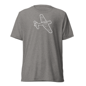 Douglas SBD Dauntless - WWII Hero 3 Tri-blend T-Shirt