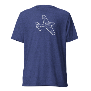 Douglas SBD Dauntless - WWII Hero 3 Tri-blend T-Shirt