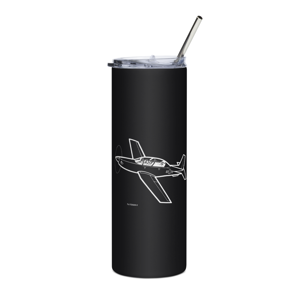 Beechcraft T-6 Texan II Trainer  Stainless Steel Tumbler 