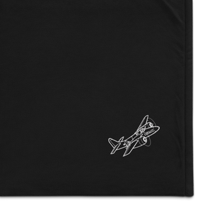 Grumman F7F Tigercat - Multi-Role Marvel Port Authority Embroidered Premium Sherpa Blanket