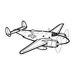 Lockheed PV-1 Ventura Bomber 2 Sticker