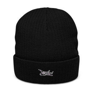 Cessna O-2 Skymaster - The Eyes of the Fleet Atlantis Recycled Cuffed Beanie