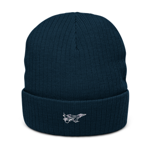 Mitsubishi F-2 Fighter Atlantis Recycled Cuffed Beanie