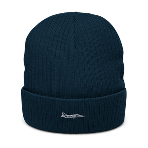 Mitsubishi T-2 CCV Supersonic Trainer Atlantis Recycled Cuffed Beanie