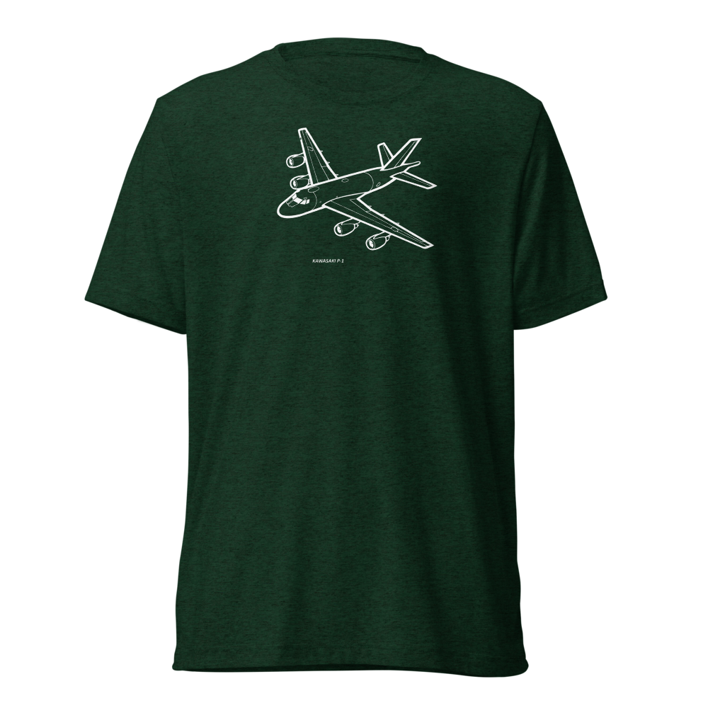 Kawasaki P-1 Maritime Patrol Tri-blend T-Shirt 