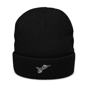 Mitsubishi F-2 Fighter Jet 2 Atlantis Recycled Cuffed Beanie