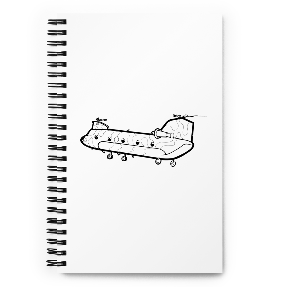 Japanese CH-47 Chinook Heavy-Lifter Notebook 
