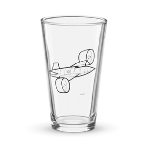 Aurora AD-150 UAV  Shaker Pint Glass