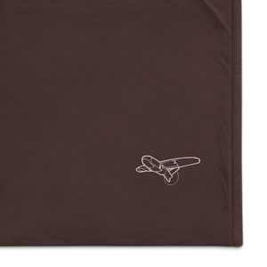 Desert Hawk UAV Excellence Port Authority Embroidered Premium Sherpa Blanket