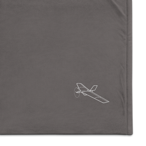AeroVironment WASP UAV Port Authority Embroidered Premium Sherpa Blanket