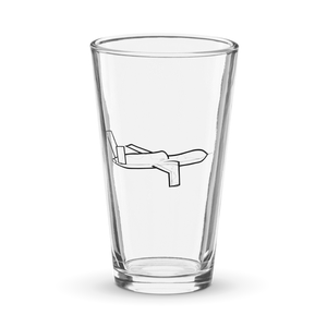General Atomics Avenger Stealth UAV  Shaker Pint Glass