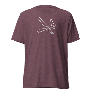 General Atomics Ikhana UAV Tri-blend T-Shirt