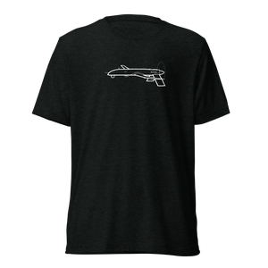 General Atomics I-GNAT 750 UAV Tri-blend T-Shirt