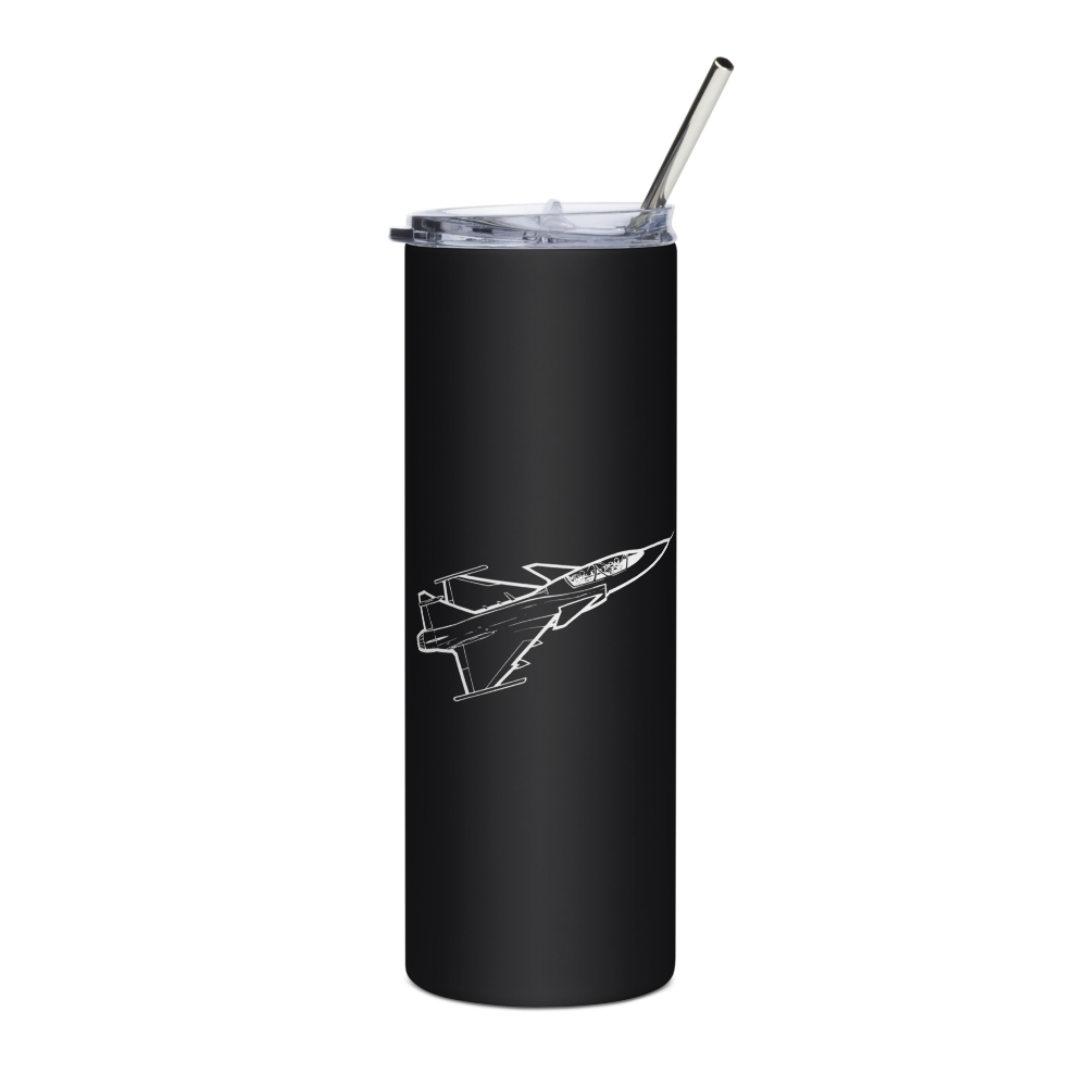 Saab JAS 39 Gripen - The Smart Fighter 2  Stainless Steel Tumbler 
