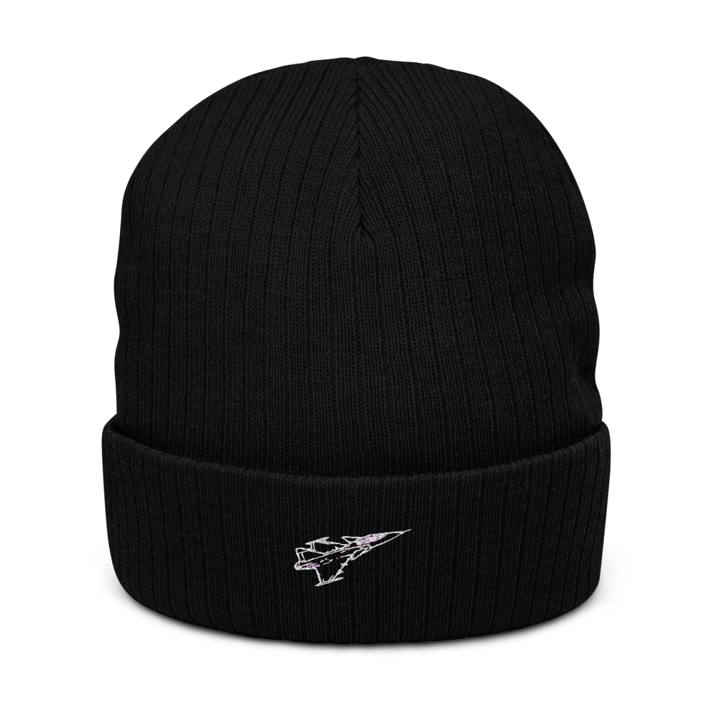 Saab JAS 39 Gripen - The Smart Fighter 2 Atlantis Recycled Cuffed Beanie 