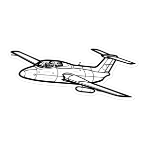 Aero L-29 Delfin Jet Trainer Sticker