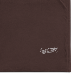 Hawker Hurricane - The Battle of Britain Hero Port Authority Embroidered Premium Sherpa Blanket