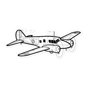 Avro Anson: The Versatile Warbird Sticker