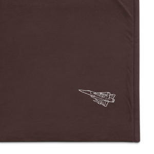 Dassault Mirage 2000 Supremacy Port Authority Embroidered Premium Sherpa Blanket