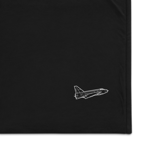 BAC Lightning Supersonic Fighter Port Authority Embroidered Premium Sherpa Blanket
