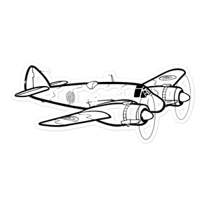 Bristol Beaufighter - Whispering Death Sticker