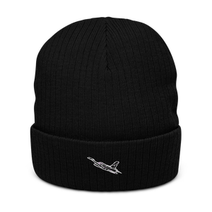 Aermacchi MB 339 Trainer Atlantis Recycled Cuffed Beanie