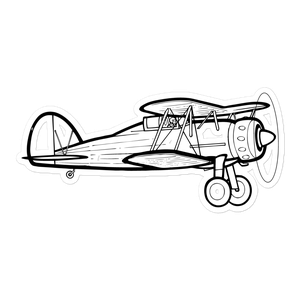 Gloster Gladiator - Last Biplane Fighter Sticker
