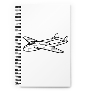 de Havilland Vampire Jet Fighter Notebook