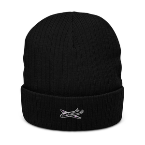 de Havilland Vampire Jet Fighter Atlantis Recycled Cuffed Beanie