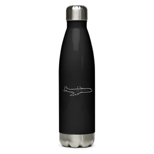 Mysterious Euro Combat Aircraft Water Bottle