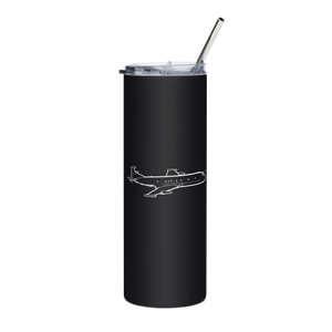 Mysterious Euro Combat Aircraft  Stainless Steel Tumbler