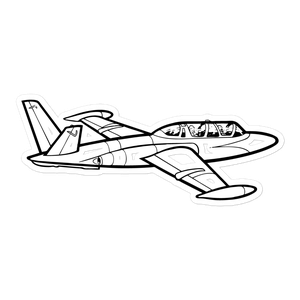 Fouga Magister Jet Trainer Sticker