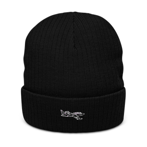Fouga Magister Jet Trainer Atlantis Recycled Cuffed Beanie