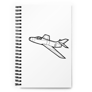 Dassault Mystere IV Jet Fighter Notebook