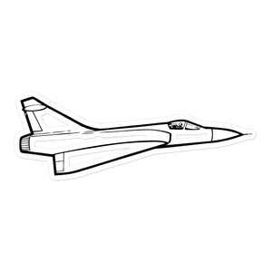 Dassault Mirage 2000 Fighter 2 Sticker