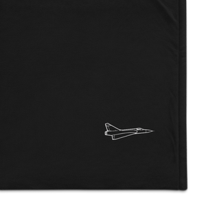 Dassault Mirage 2000 Fighter 2 Port Authority Embroidered Premium Sherpa Blanket
