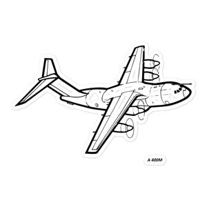 Airbus A400M Military Transport Sticker