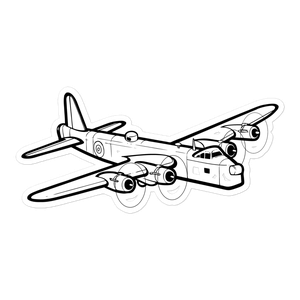 Short Stirling Heavy Bomber Sticker