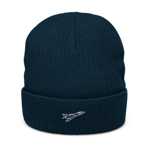 Dassault Super Étendard Strike Fighter Atlantis Recycled Cuffed Beanie