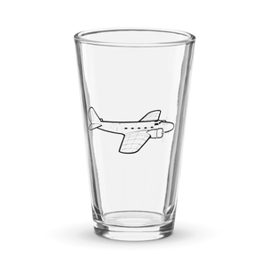 Boeing 247 - The First Modern Airliner  Shaker Pint Glass