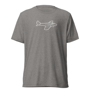 Boeing 247 - The First Modern Airliner Tri-blend T-Shirt